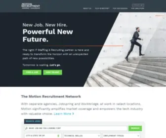 Jobspringpartners.com(Motion Recruitment) Screenshot