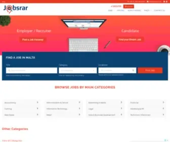 Jobsrar.com(Find and Post Job Vacancies in Malta & Gozo) Screenshot