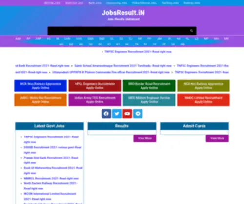 Jobsresult.in(JobsResult) Screenshot