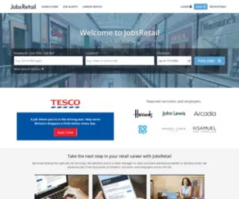 Jobsretail.co.uk(Retail Jobs) Screenshot