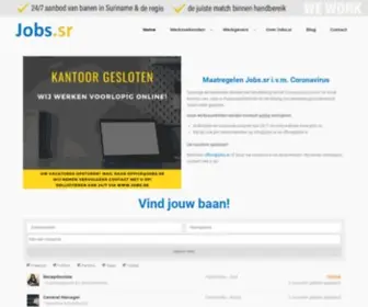 Jobssuriname.com(Uitzendbureau in Suriname) Screenshot