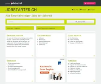 Jobstarter.ch(Alle Berufseinsteiger) Screenshot