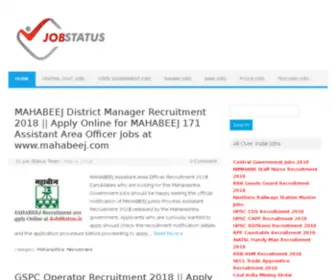 Jobstatus.in(Government jobs) Screenshot