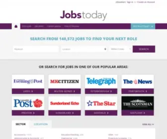 Jobstoday.co.uk(Find Jobs & Vacancies in the UK) Screenshot