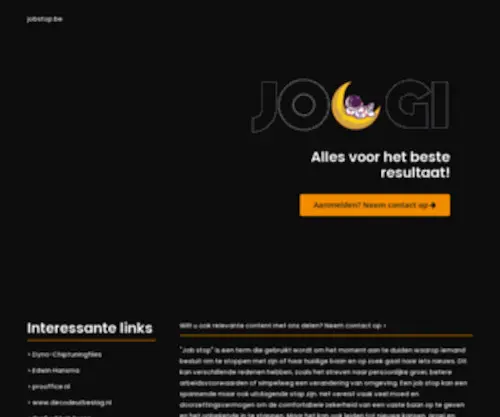 Jobstop.be(Au Pair) Screenshot