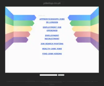 Jobstop.co.uk(jobstop) Screenshot