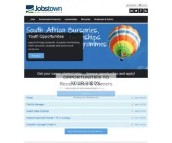 Jobstown.co.za(Jobs South Africa) Screenshot