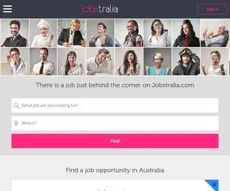 Jobstralia.com(All jobs are in Jobstralia) Screenshot