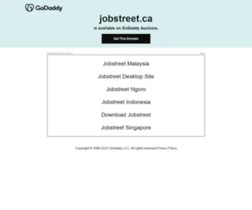 Jobstreet.ca(Search Jobs In Canada) Screenshot