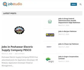 Jobstudio.net(A Leading Job Portal) Screenshot