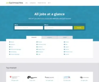 Jobsuchmaschine.ch(Stellenmarkt der Schweiz) Screenshot