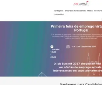 Jobsummit.pt(Job summit) Screenshot