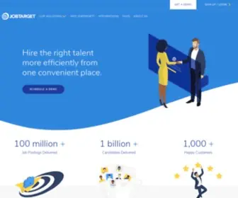 Jobtarget.com(JobTarget Makes Hiring Happen) Screenshot