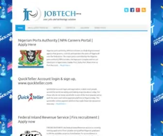 Jobtech.com.ng(Jobs Technology) Screenshot