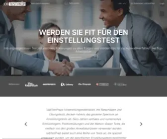 Jobtestprep.de(Werden Sie fit für den Einstellungstest) Screenshot