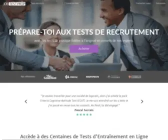 Jobtestprep.fr(Leader international en matière de préparation aux tests psychotechniques) Screenshot