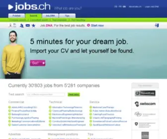 Jobupag.ch(Accueil) Screenshot