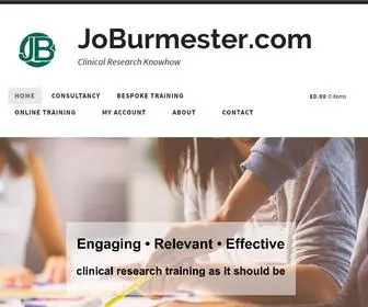 Joburmester.com(Clinical Research Training Consultancy) Screenshot