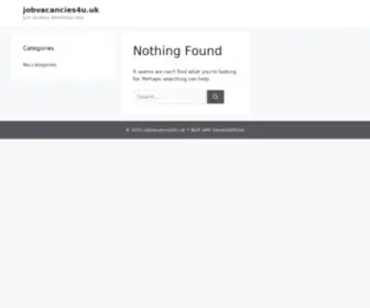 Jobvacancies4U.uk(Just another WordPress site) Screenshot
