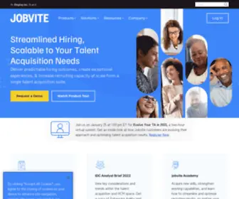 Jobvite.com(Streamline Complex Talent Acquisition Activities with Jobvite) Screenshot