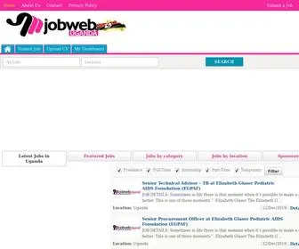 Jobwebuganda.com(Current Jobs in Uganda 2022) Screenshot