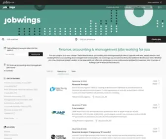 Jobwings.com(Emplois en finance) Screenshot