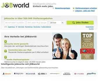 Jobworld.de(Erfolgreiche Jobsuche mit JOBworld) Screenshot