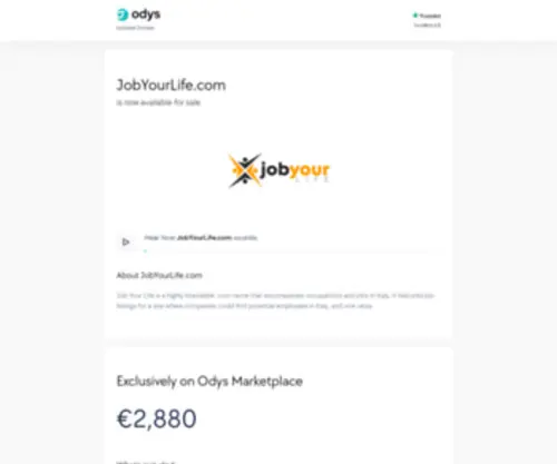 Jobyourlife.com(Job Your Life) Screenshot