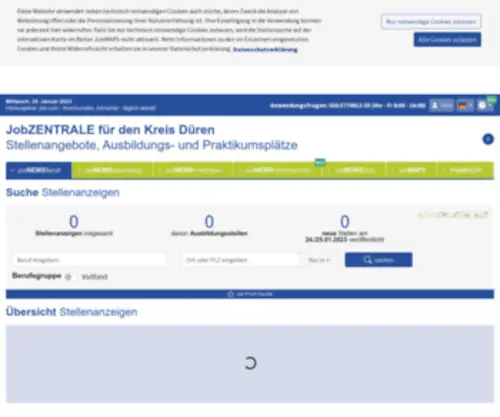 Jobzentrale-DN.de(Jobzentrale DN) Screenshot