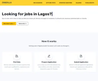Jobzilla.ng(Jobs and more) Screenshot