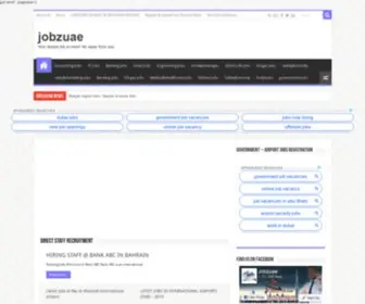 Jobzuae.com(UAE Jobs) Screenshot