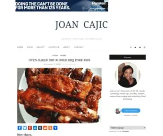 Jocajic.com(FOOD AND LIFESTYLE BLOG) Screenshot