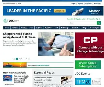 Joc.com(Journal of Commerce) Screenshot