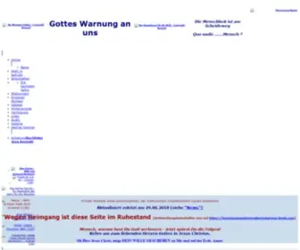 Jochen-Roemer.de(Gottes Warnung) Screenshot