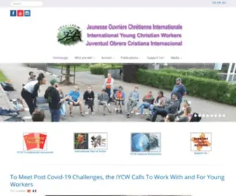 Joci.org(Site web de la Jeunesse Ouvrière Chrétienne Internationale (JOCI)) Screenshot