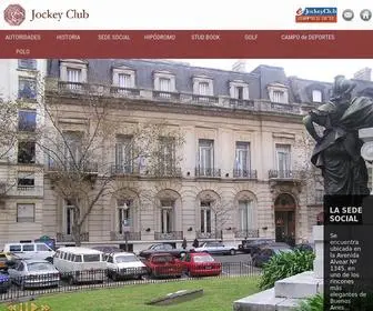 Jockeyclub.org.ar(Jockey Club) Screenshot