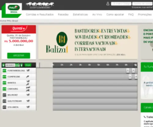 Jockeyrio.com.br(Jockey Club Brasileiro) Screenshot