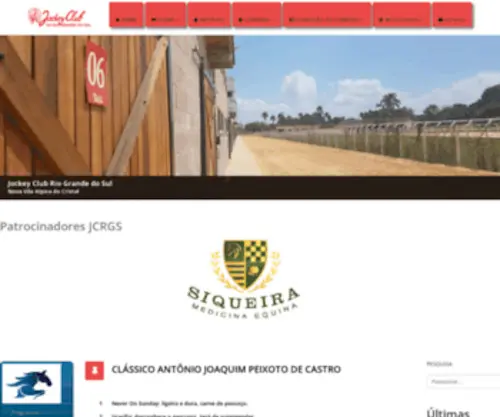 Jockeyrs.com.br(Jockey Club) Screenshot