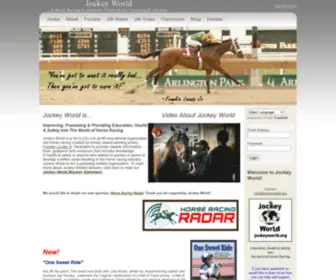 JockeyWorld.org(Jockey World home) Screenshot