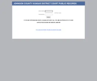 Jococourts.org(Johnson County Kansas District Court Document Search) Screenshot