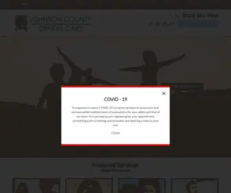 Jocodental.com(Johnson County Dental Care PA) Screenshot
