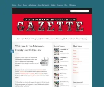 Jocogazette.com(Johnson's County Gazette) Screenshot