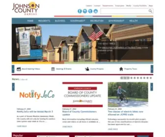 Jocogov.org(Johnson County Kansas) Screenshot