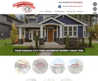 Jocoguttering.com(Gutters and Roofing) Screenshot