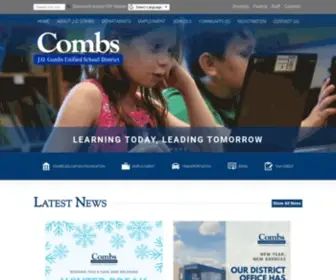 Jocombs.org(J O Combs Unified School District) Screenshot