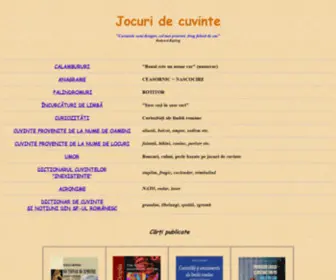 Jocuridecuvinte.ro(Jocuri de cuvinte) Screenshot