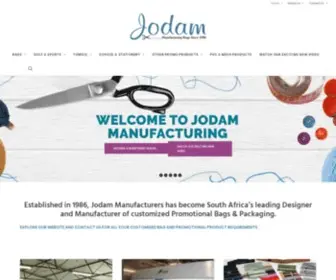 Jodam.co.za(Manufacturing Bags since 1986) Screenshot