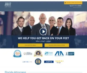 Jodatlawgroup.com(Bradenton Personal Injury Lawyers) Screenshot