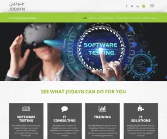 Jodayn.com(JODAYN is a leading IT company) Screenshot