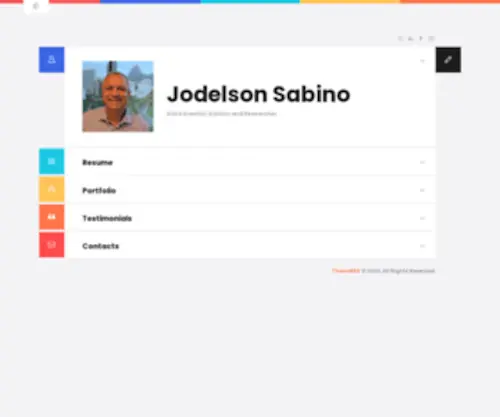 Jodelson.com(Profile and blog pages) Screenshot